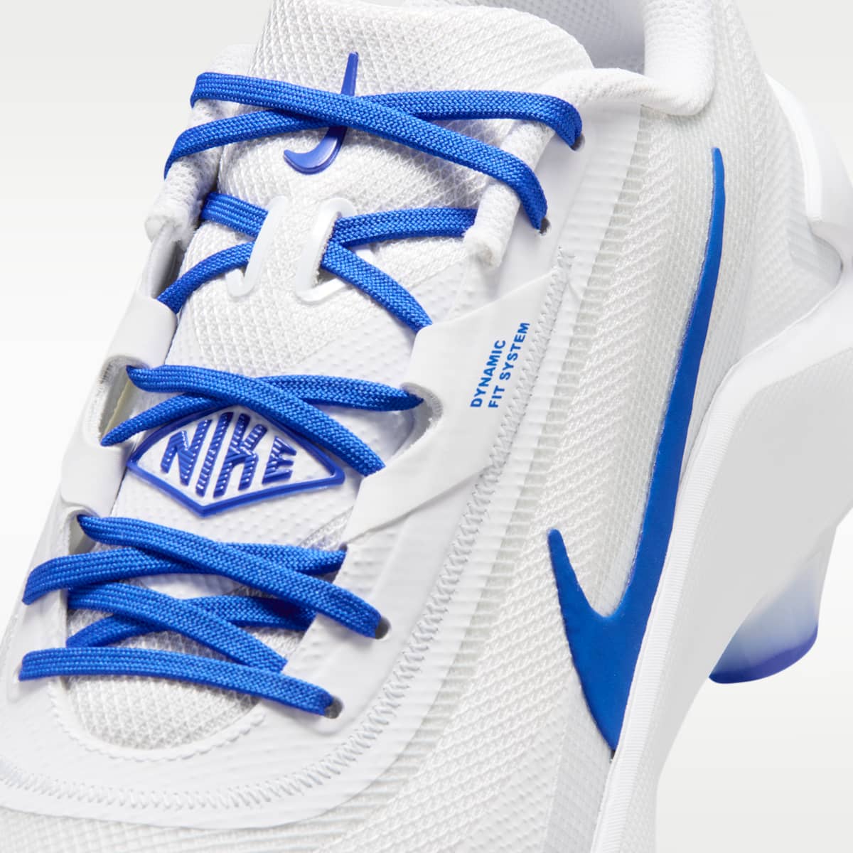 Nike Diamond Showcase MCS Baseball Cleats - White/Hyper Royal - Image 8