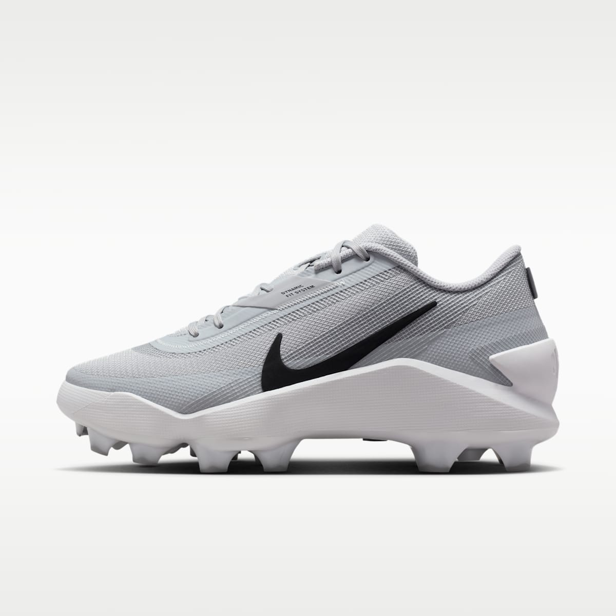 Nike Diamond Showcase MCS Baseball Cleats - Wolf Grey/White/Black - Image 1