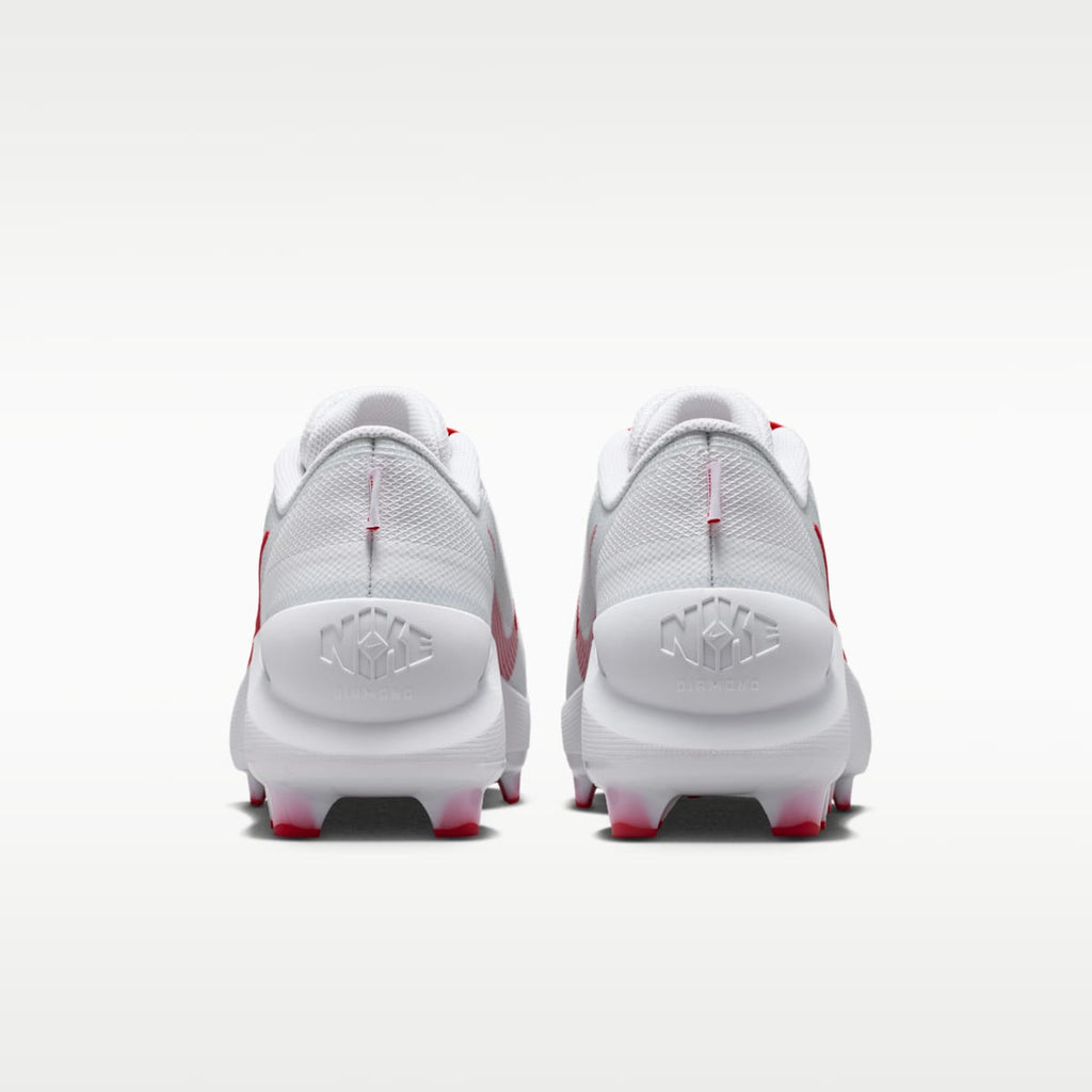 Nike Diamond Showcase MCS Baseball Cleats - White/University Red - Image 6
