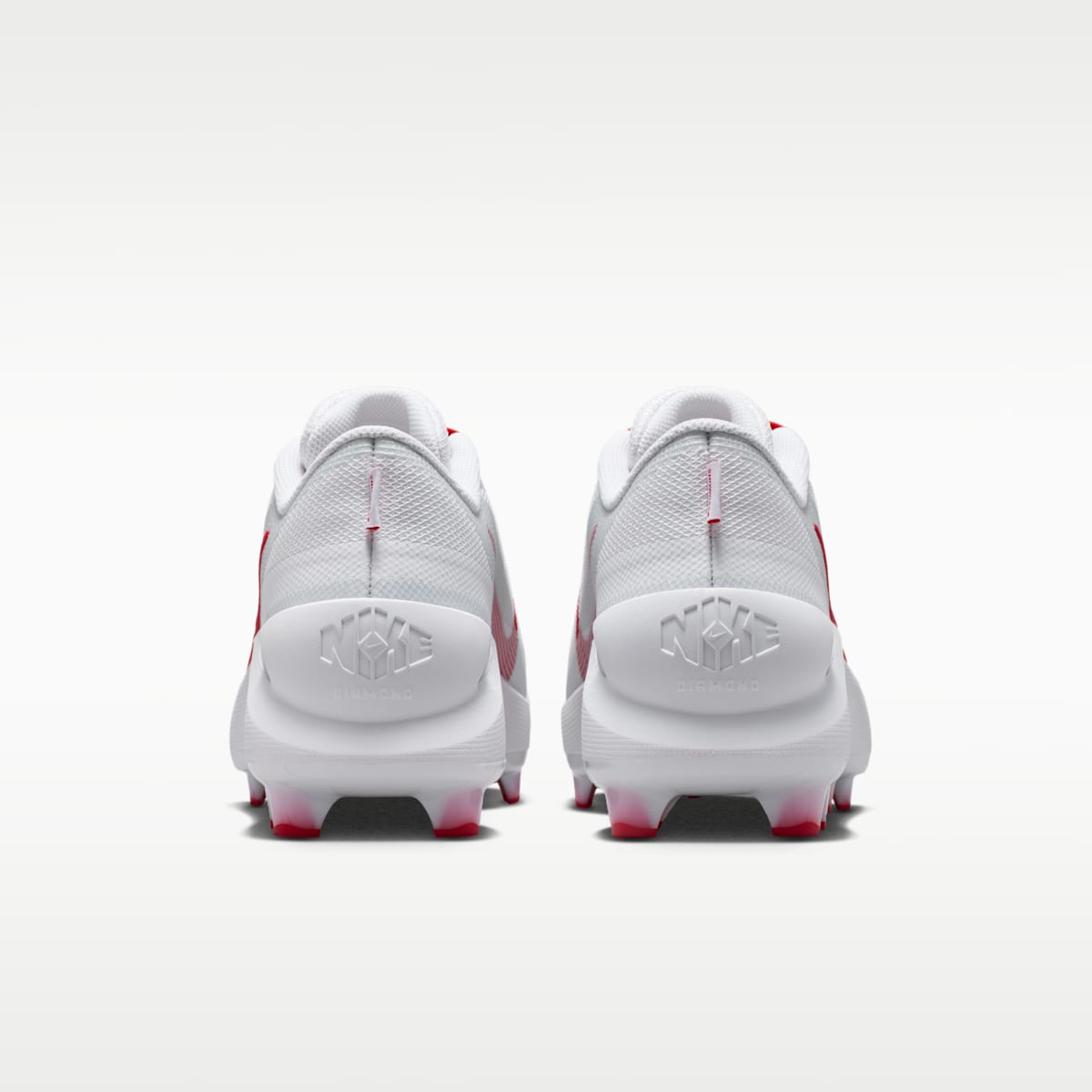 Nike Diamond Showcase MCS Baseball Cleats - White/University Red - Image 6