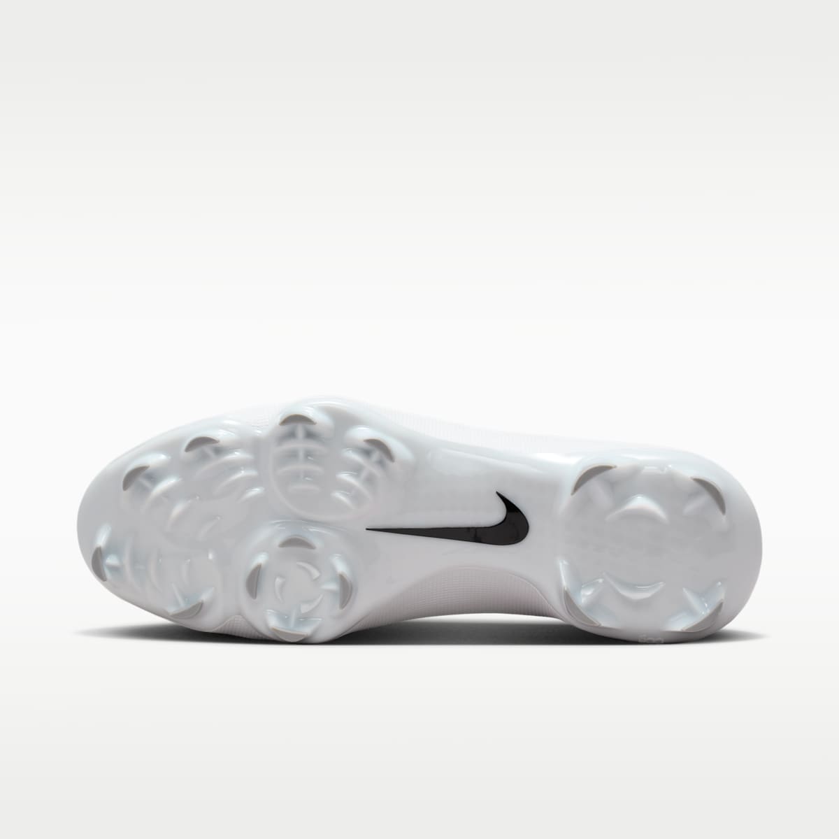 Nike Diamond Showcase MCS Baseball Cleats - Wolf Grey/White/Black - Image 2