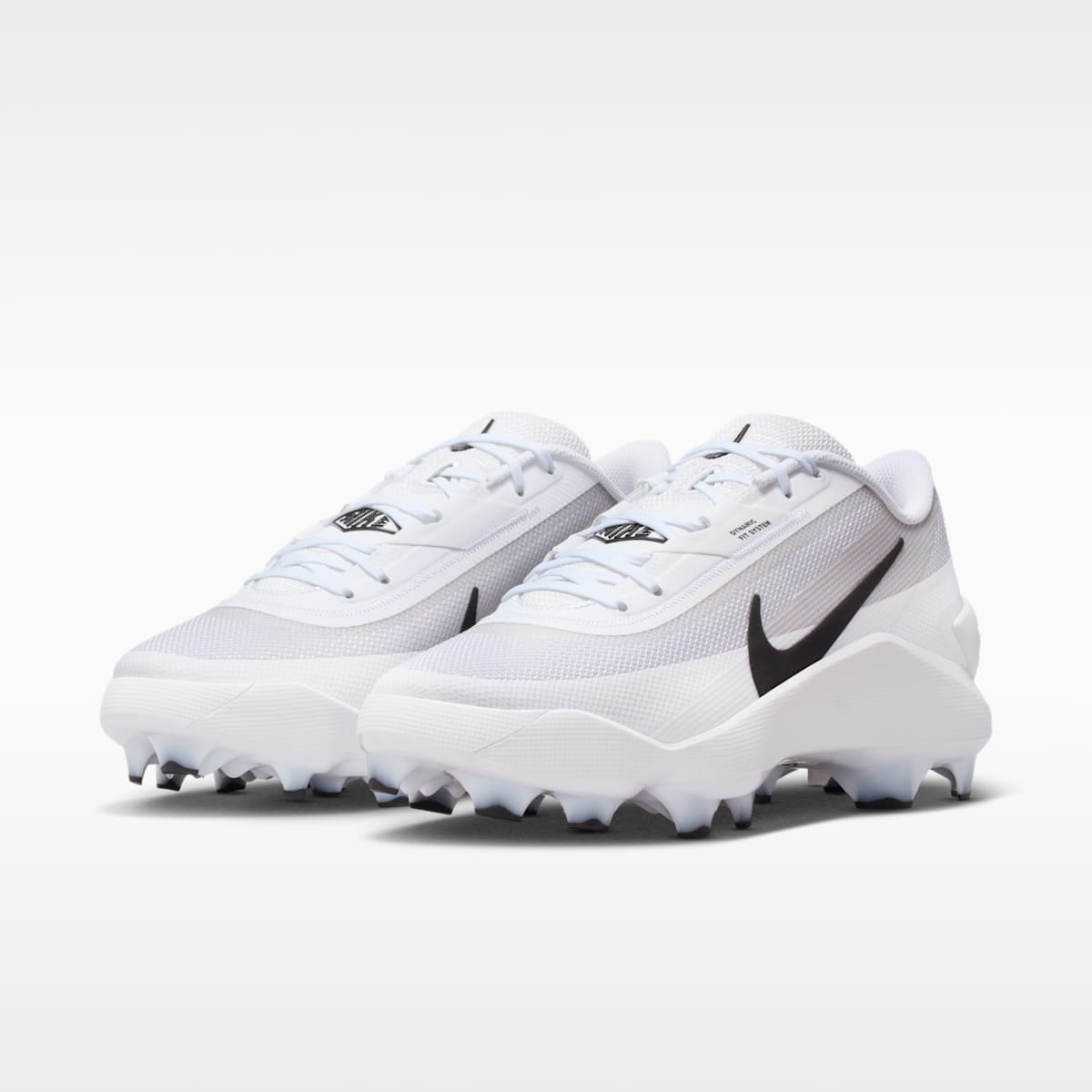 Nike Diamond Showcase MCS Baseball Cleats - White/Black - Image 5