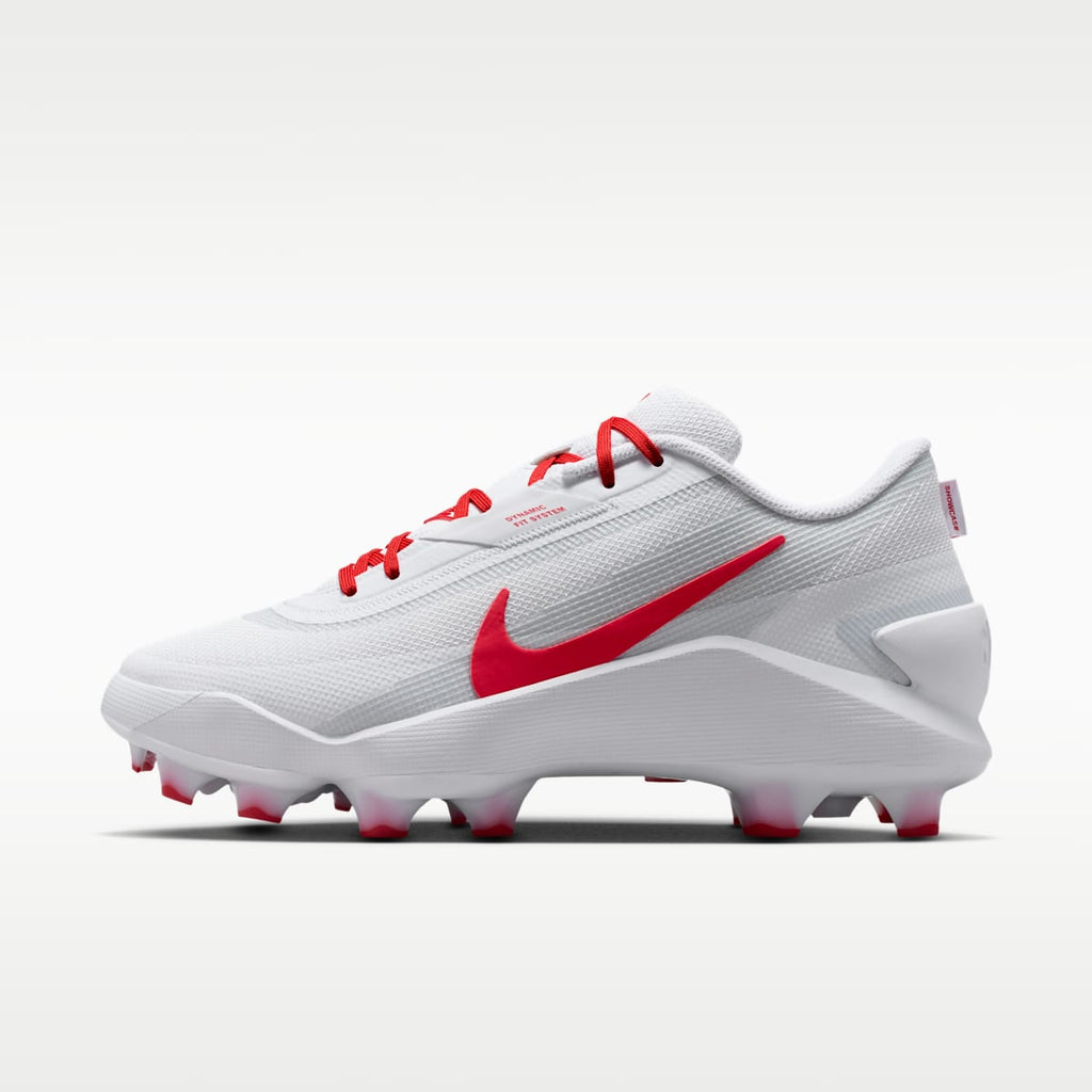 Nike Diamond Showcase MCS Baseball Cleats - White/University Red - Image 1