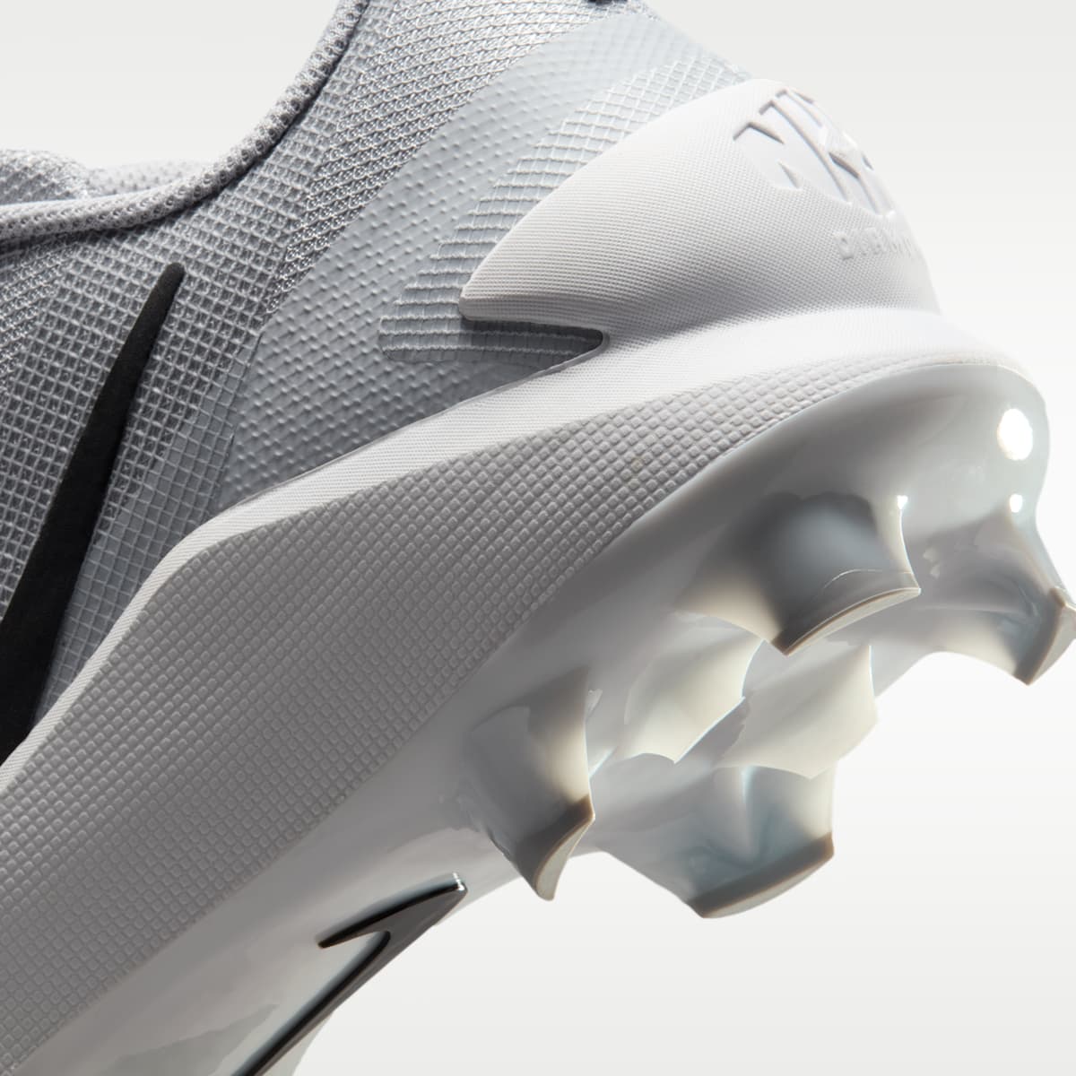 Nike Diamond Showcase MCS Baseball Cleats - Wolf Grey/White/Black - Image 9