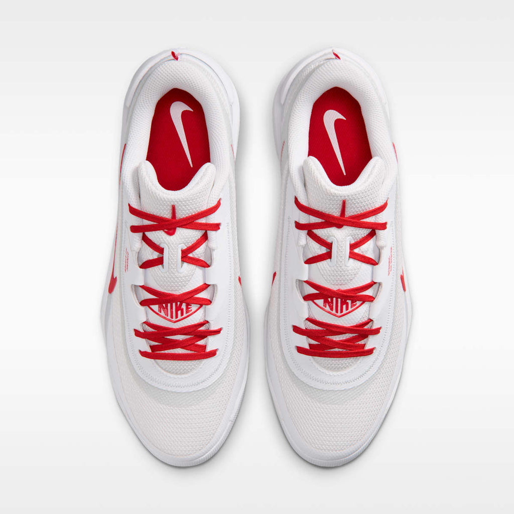 Nike Diamond Showcase MCS Baseball Cleats - White/University Red - Image 4