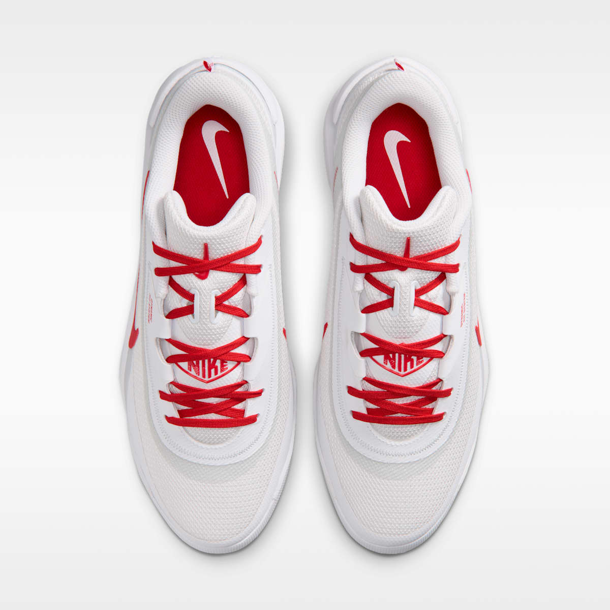 Nike Diamond Showcase MCS Baseball Cleats - White/University Red - Image 4