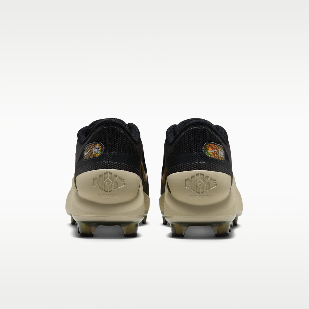 Nike Diamond Showcase MCS Baseball Cleats - Black/Light Khaki/Anthracite - Image 6