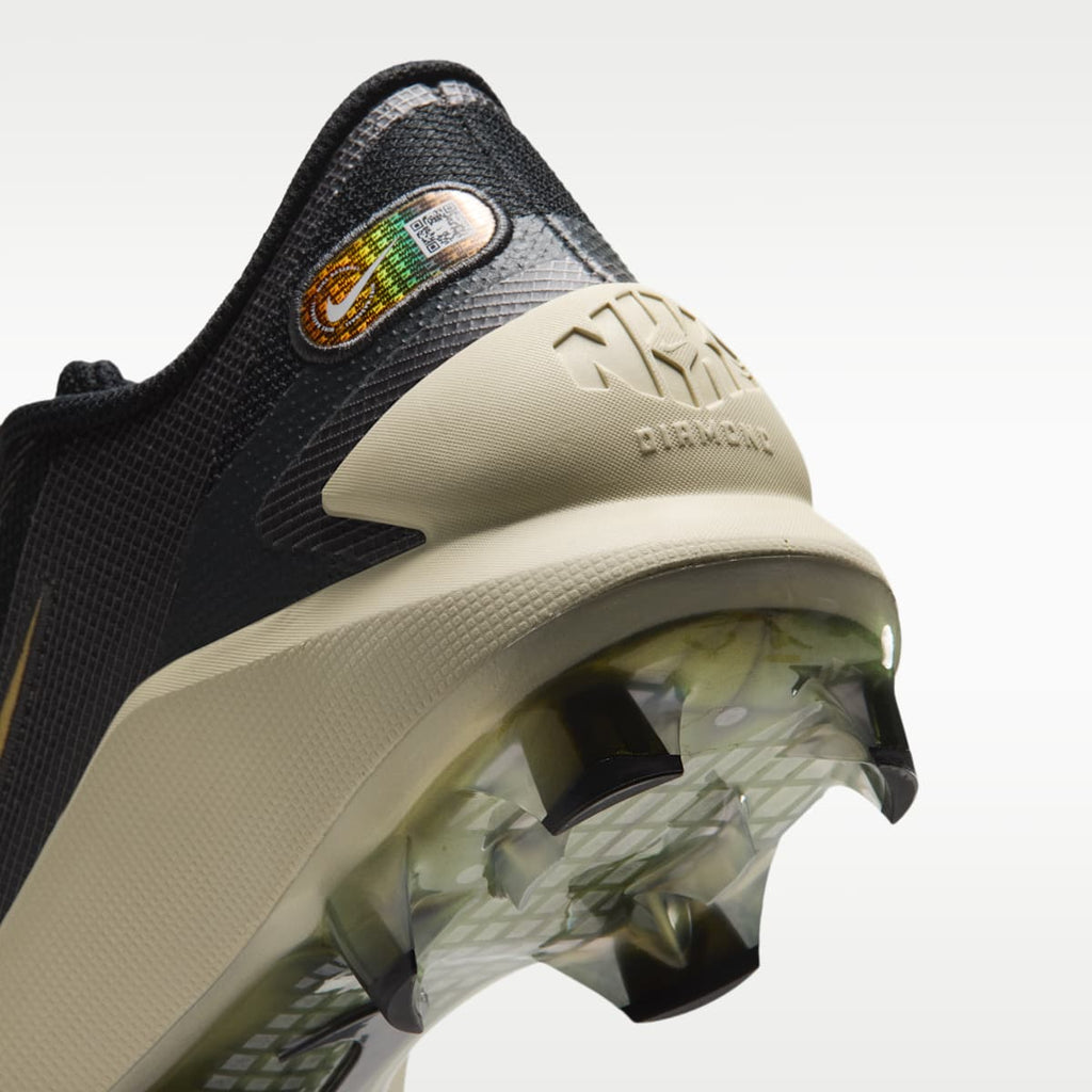 Nike Diamond Showcase MCS Baseball Cleats - Black/Light Khaki/Anthracite - Image 9