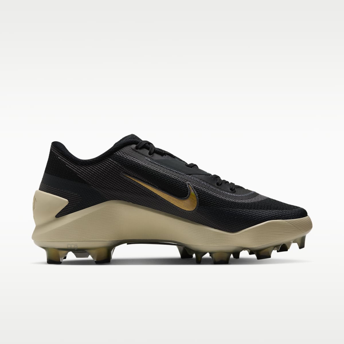 Nike Diamond Showcase MCS Baseball Cleats - Black/Light Khaki/Anthracite - Image 3