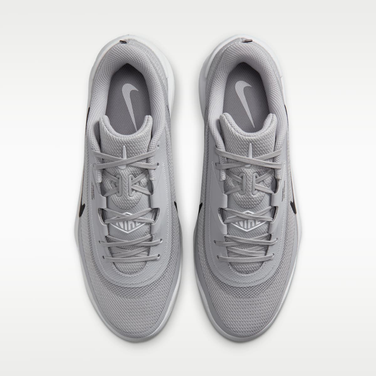 Nike Diamond Showcase MCS Baseball Cleats - Wolf Grey/White/Black - Image 4