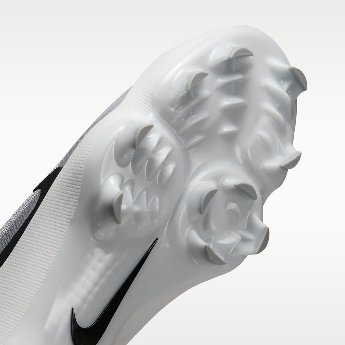 Nike Diamond Showcase MCS Baseball Cleats - Wolf Grey/White/Black - Image 7