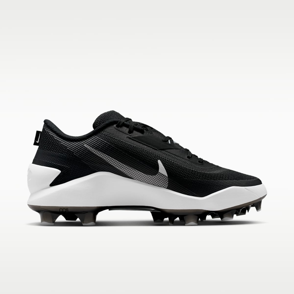 Nike Diamond Showcase MCS Baseball Cleats - Black/White - Image 3