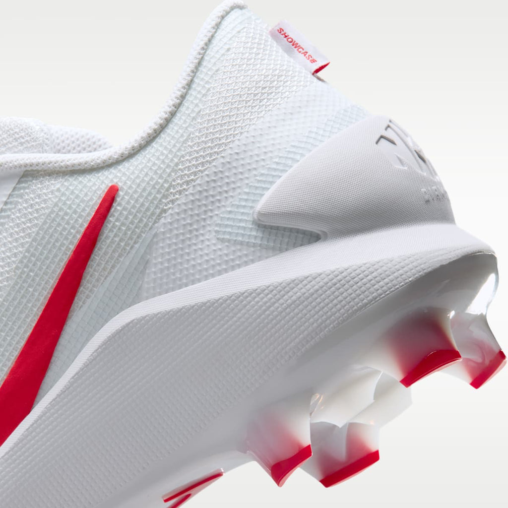 Nike Diamond Showcase MCS Baseball Cleats - White/University Red - Image 9