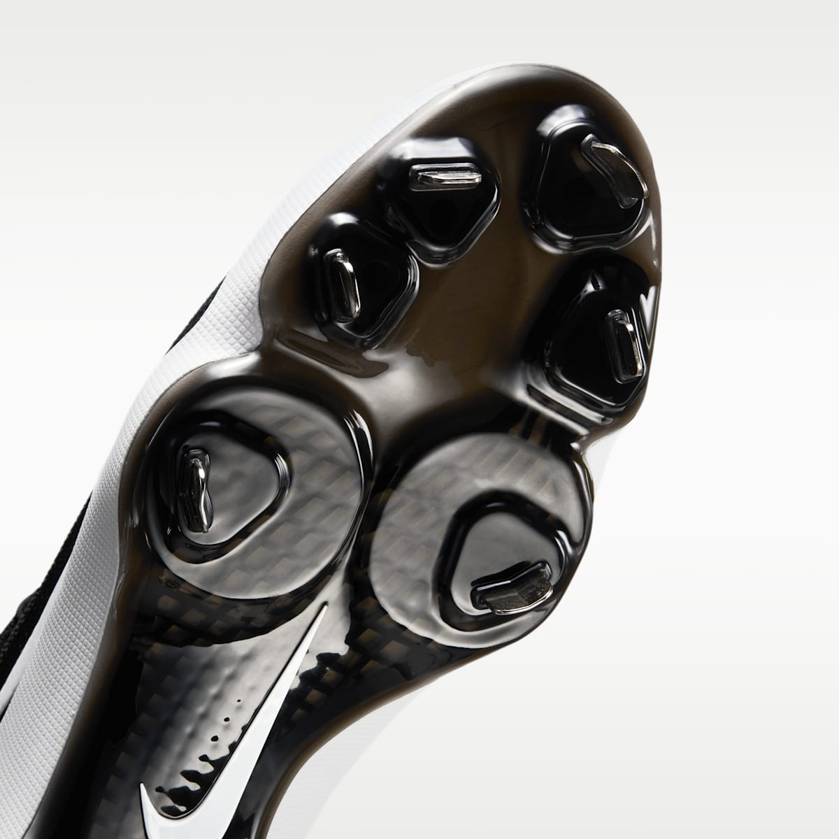 Nike Diamond Showcase MTL Baseball Cleats - Black/White - Image 7