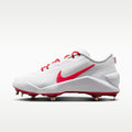 Nike Diamond Showcase MTL Baseball Cleats - White/University Red - Image 1