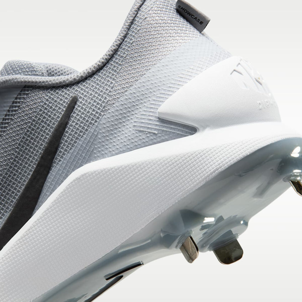 Nike Diamond Showcase MTL Baseball Cleats - Wolf Grey/White/Black - Image 9