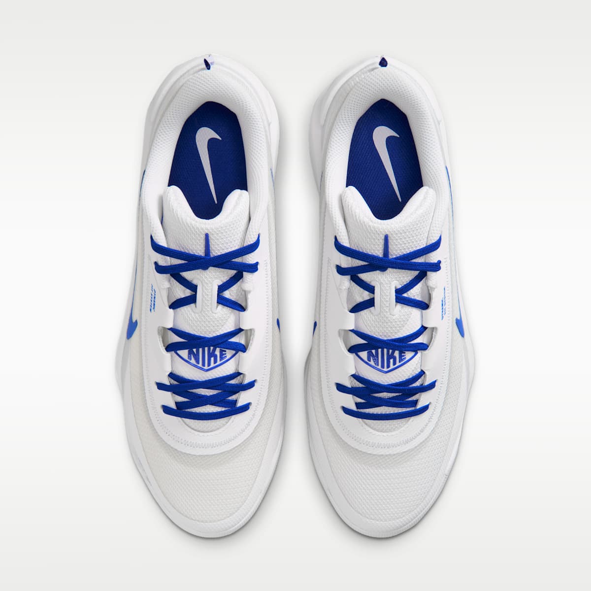 Women's Nike Diamond Showcase MTL Baseball Cleats - White/Pure Platinum/Hyper Royal