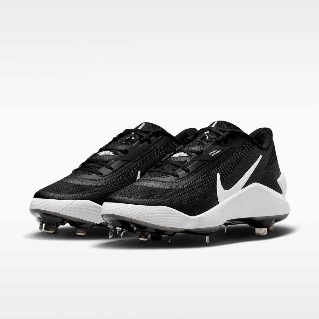 Nike Diamond Showcase MTL Baseball Cleats - Black/White - Image 5