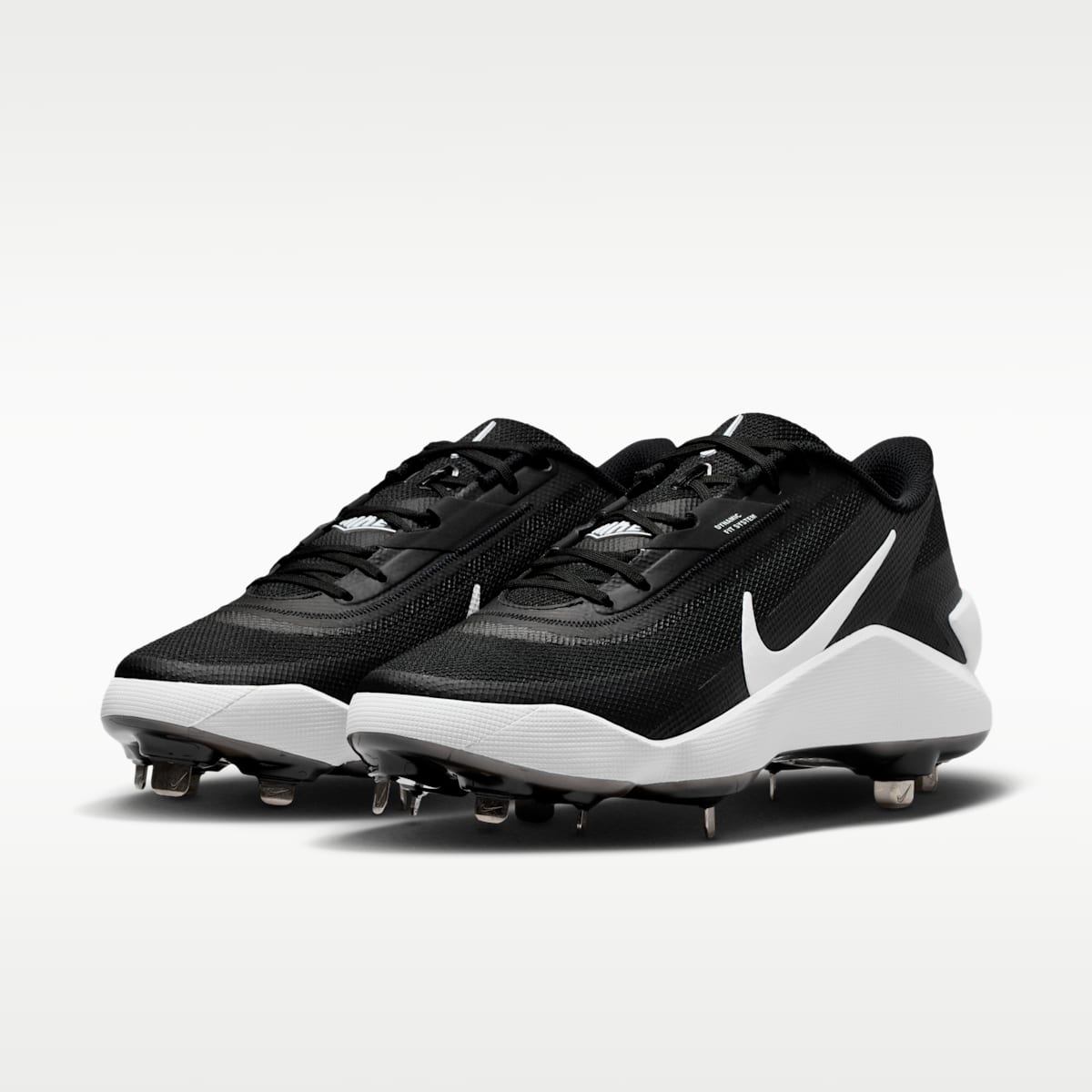 Nike Diamond Showcase MTL Baseball Cleats - Black/White - Image 5