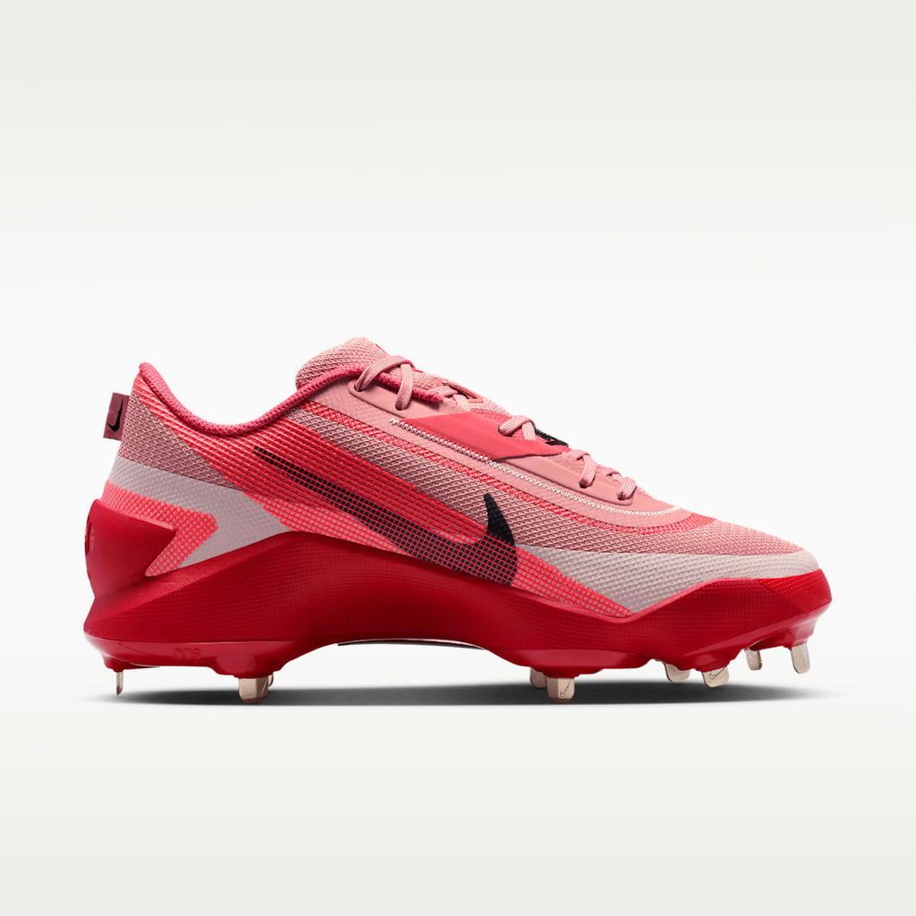 Nike Diamond Showcase MTL Baseball Cleats - Red Stardust/Bright Crimson/Silt Red/Black - Image 3