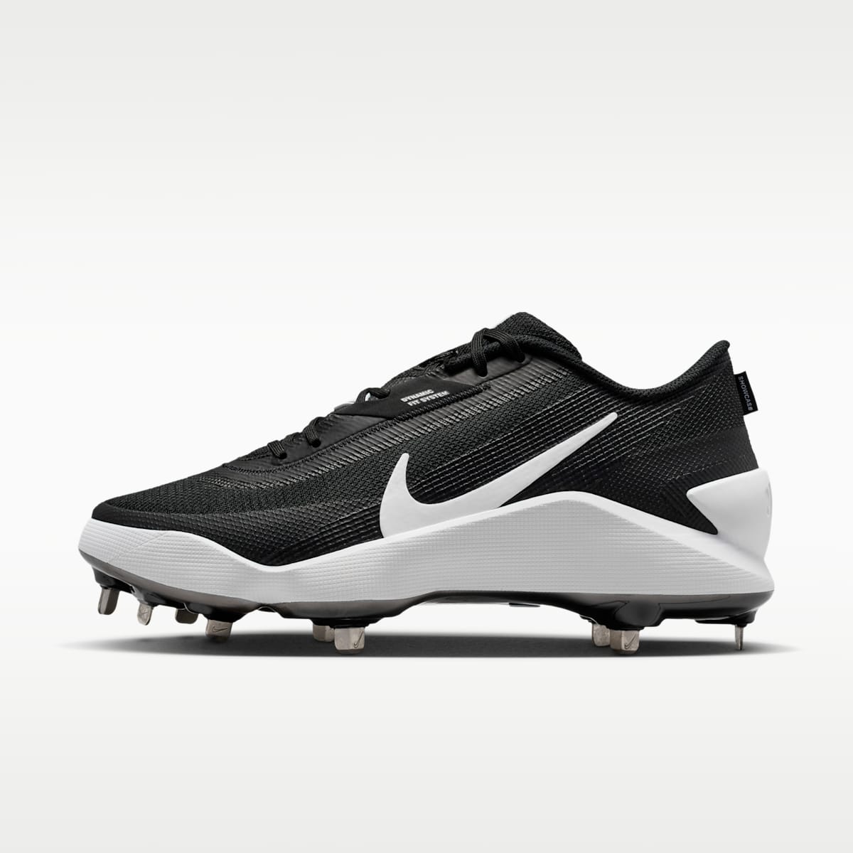 Nike Diamond Showcase MTL Baseball Cleats - Black/White - Image 1