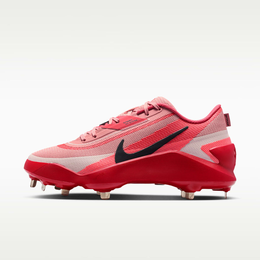 Nike Diamond Showcase MTL Baseball Cleats - Red Stardust/Bright Crimson/Silt Red/Black - Image 1