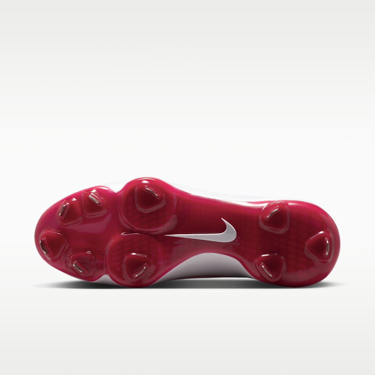 Women's Nike Diamond Showcase MTL Baseball Cleats - White/University Red