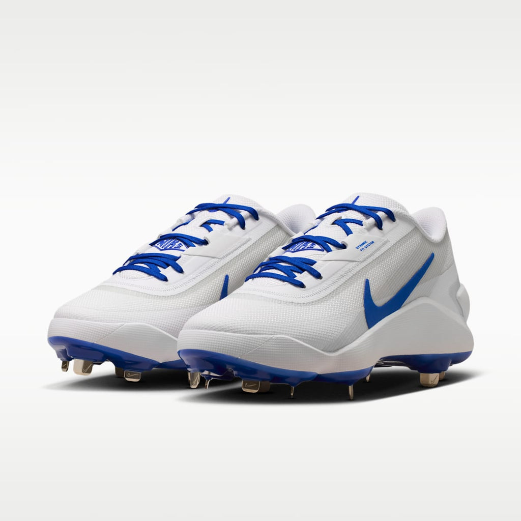 Women's Nike Diamond Showcase MTL Baseball Cleats - White/Pure Platinum/Hyper Royal