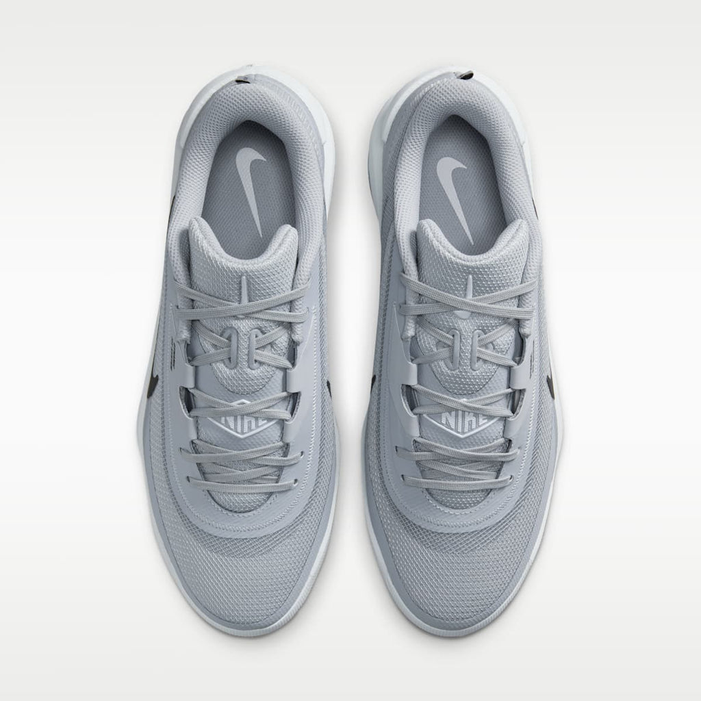 Nike Diamond Showcase MTL Baseball Cleats - Wolf Grey/White/Black - Image 4