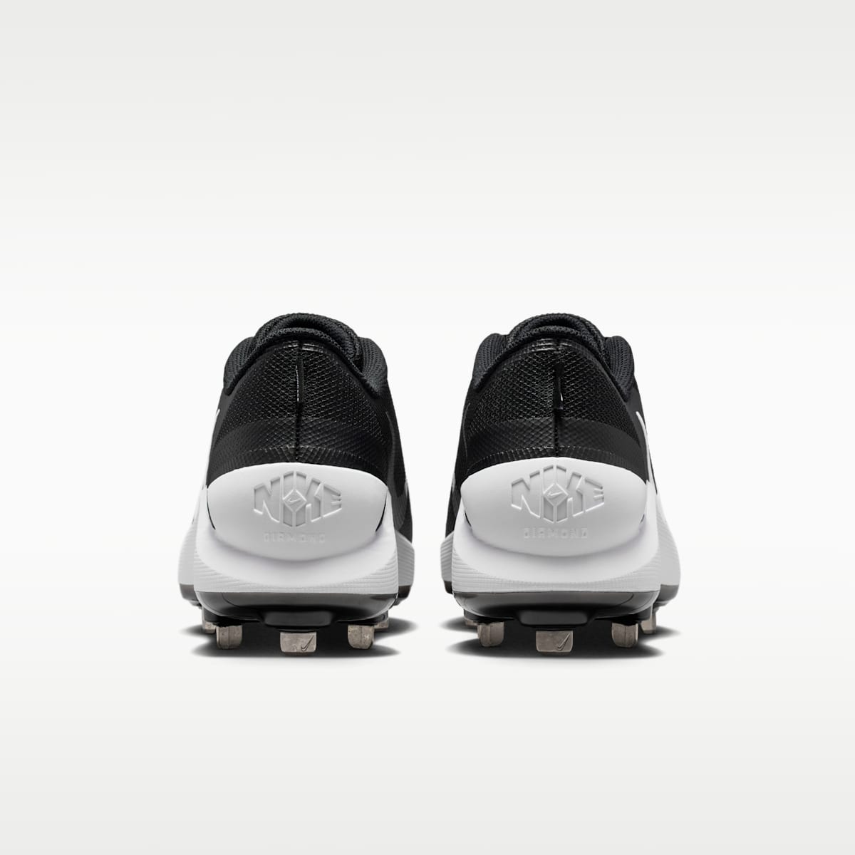 Nike Diamond Showcase MTL Baseball Cleats - Black/White - Image 6