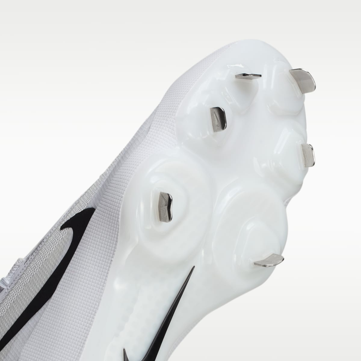 Nike Diamond Showcase MTL Baseball Cleats - White/Black - Image 7