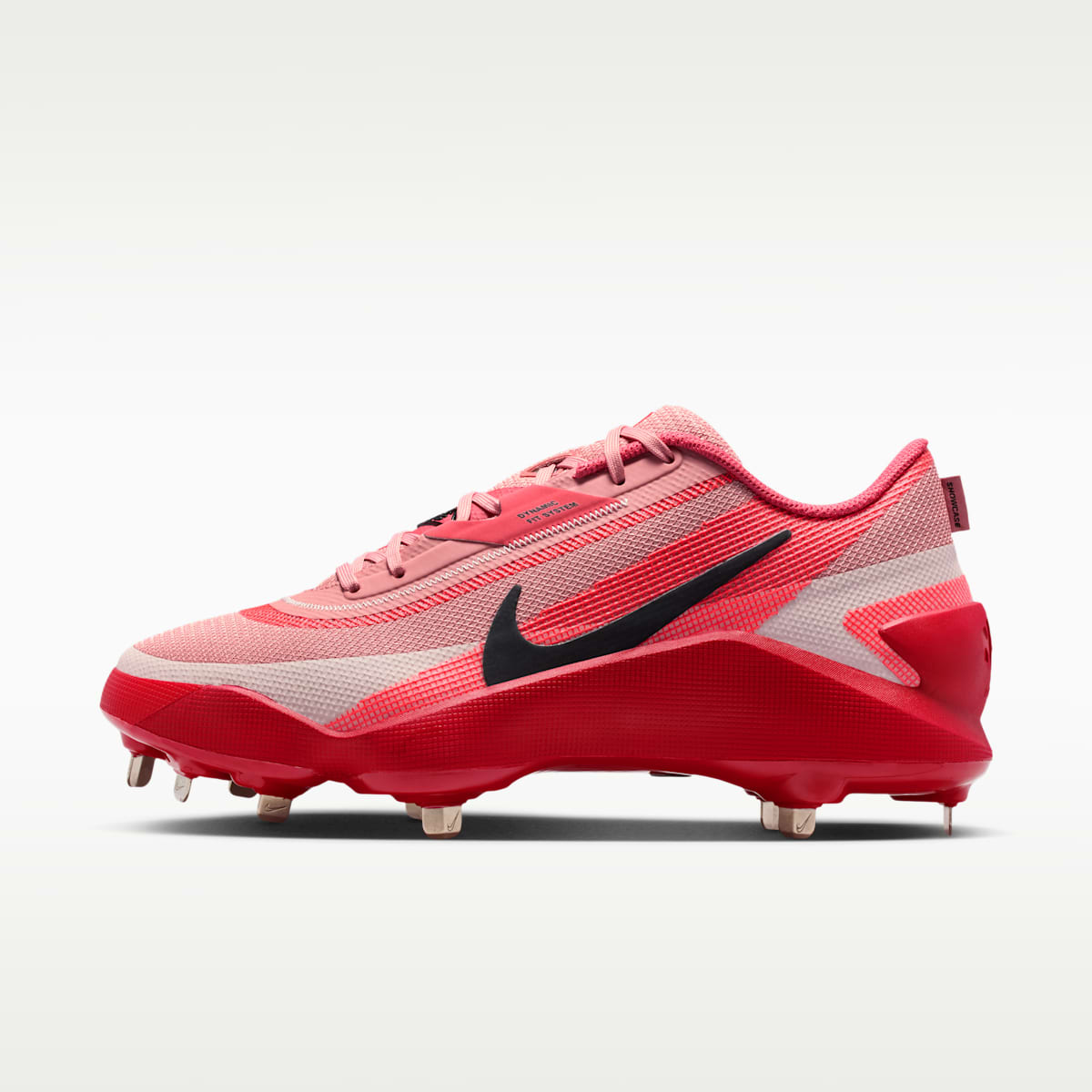 Women's Nike Diamond Showcase MTL Baseball Cleats - Red Stardust/Bright Crimson/Silt Red/Black