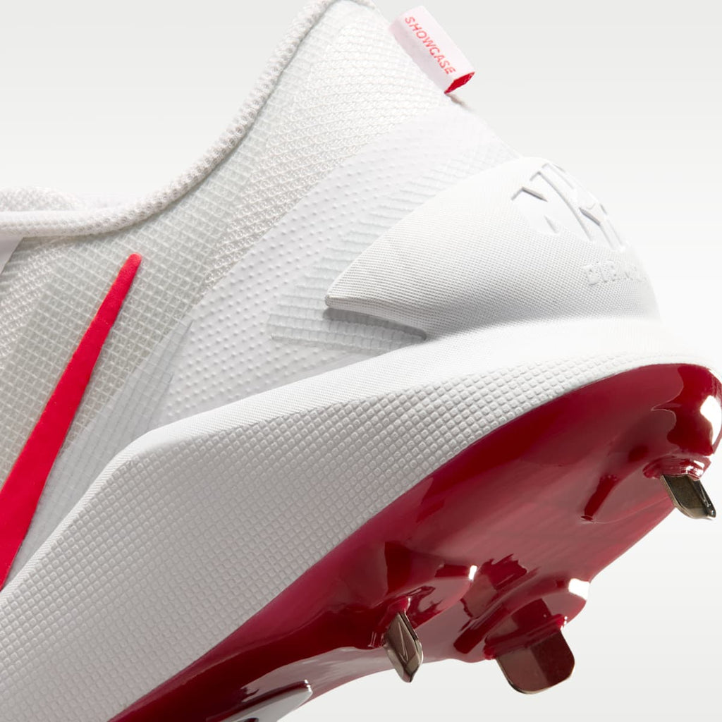 Women's Nike Diamond Showcase MTL Baseball Cleats - White/University Red