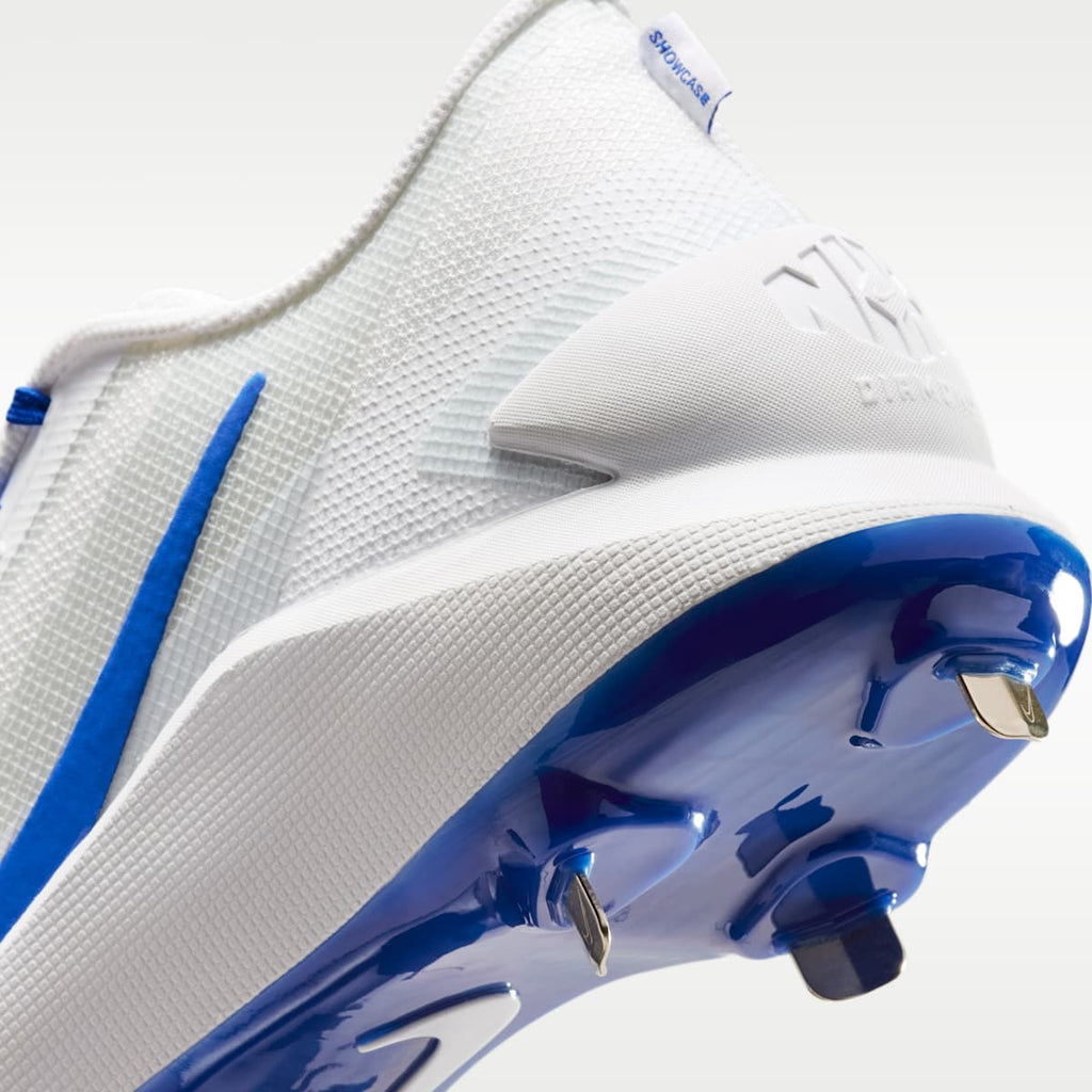 Nike Diamond Showcase MTL Baseball Cleats - White/Pure Platinum/Hyper Royal - Image 9