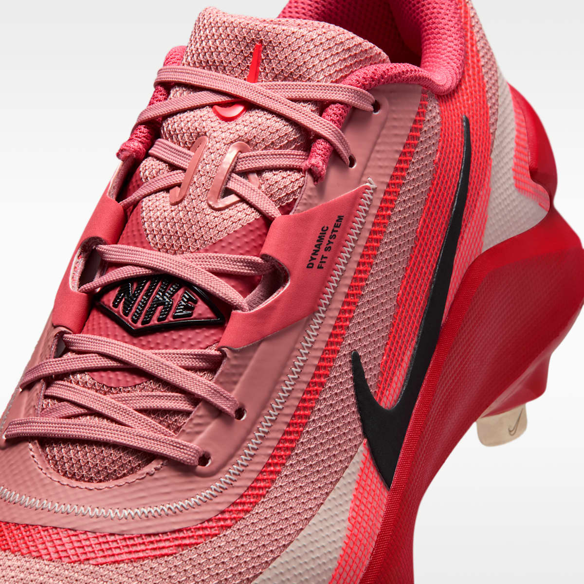 Women's Nike Diamond Showcase MTL Baseball Cleats - Red Stardust/Bright Crimson/Silt Red/Black