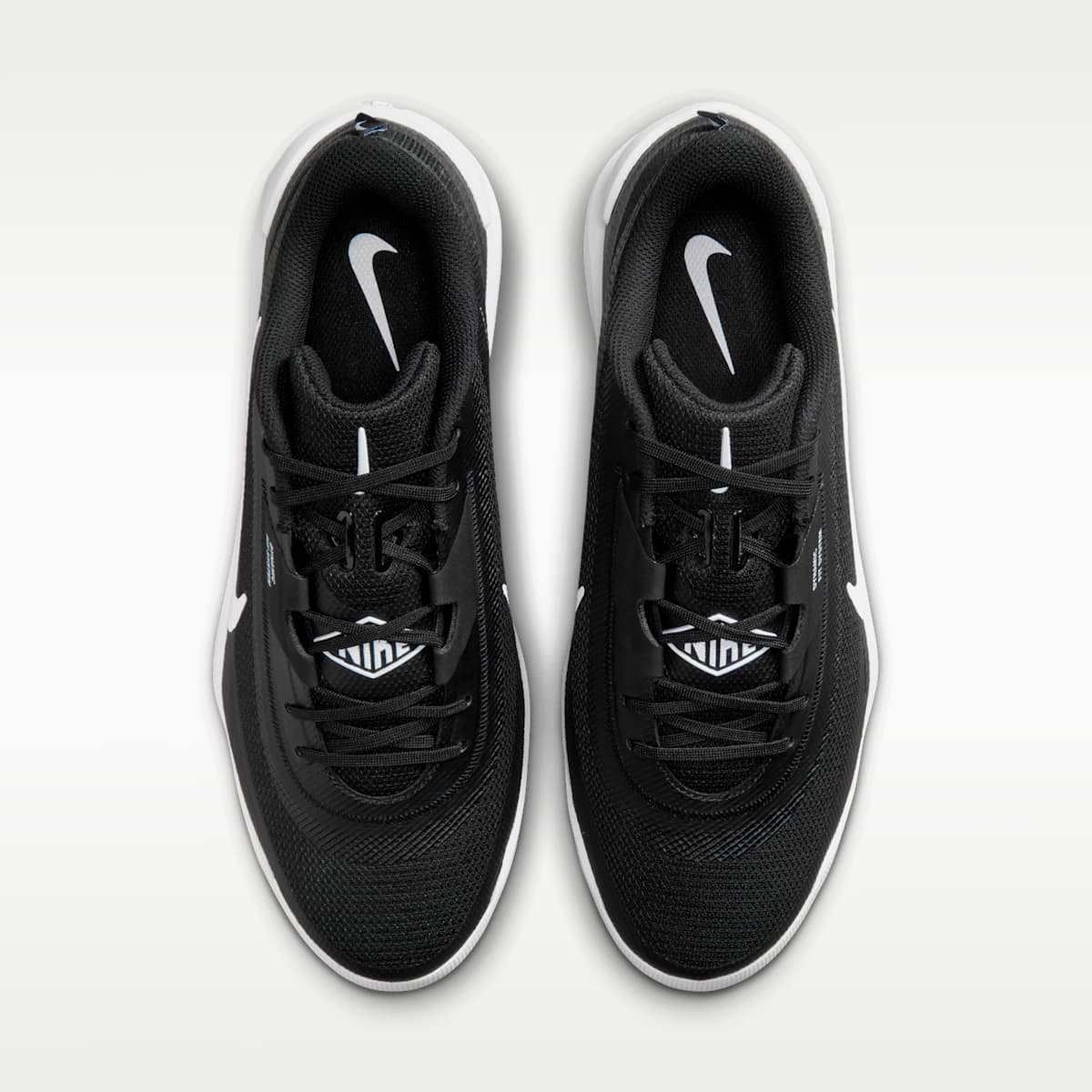 Nike Diamond Showcase MTL Baseball Cleats - Black/White - Image 4