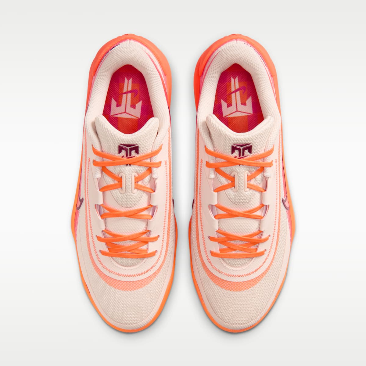 Nike Diamond Showcase "Mike Trout" MCS Baseball Cleats - Chalk/Total Orange/Solar Red/White - Image 4