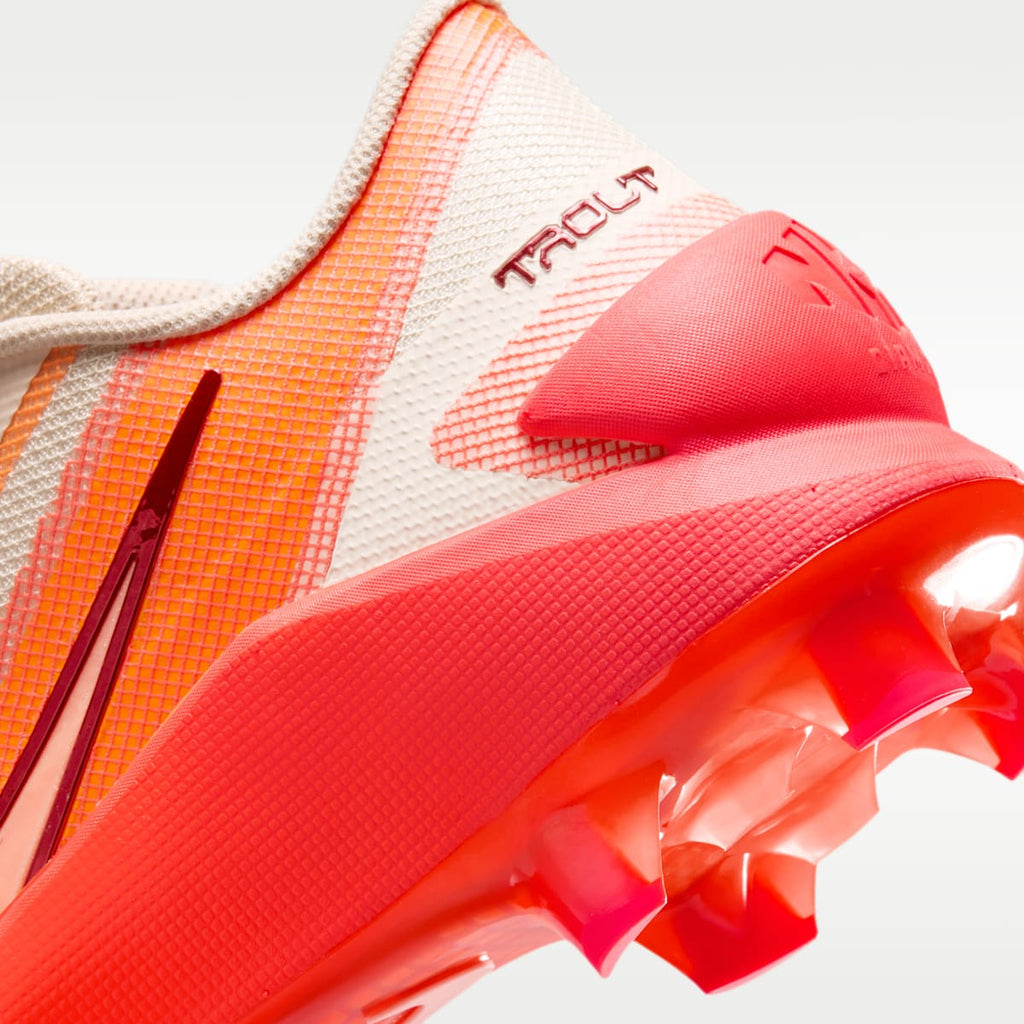 Nike Diamond Showcase "Mike Trout" MCS Baseball Cleats - Chalk/Total Orange/Solar Red/White - Image 9