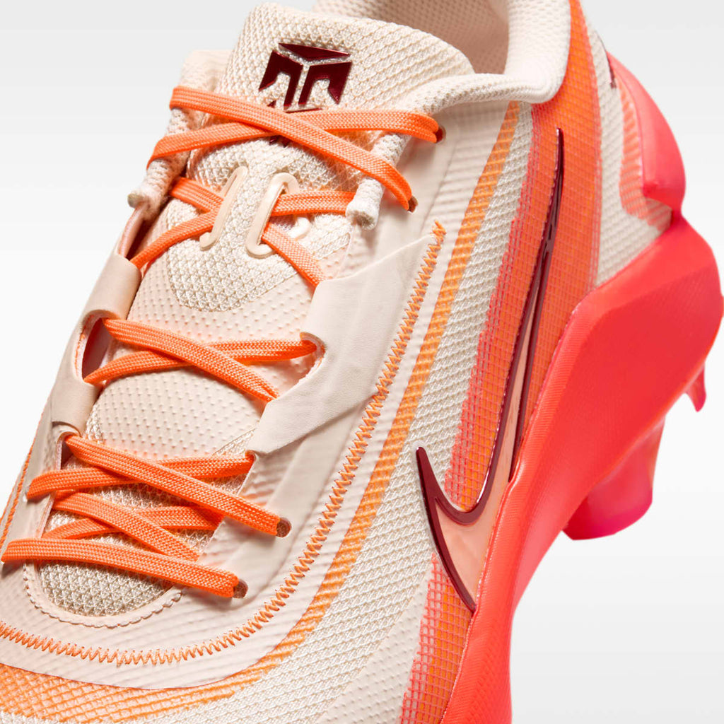 Nike Diamond Showcase "Mike Trout" MCS Baseball Cleats - Chalk/Total Orange/Solar Red/White - Image 8
