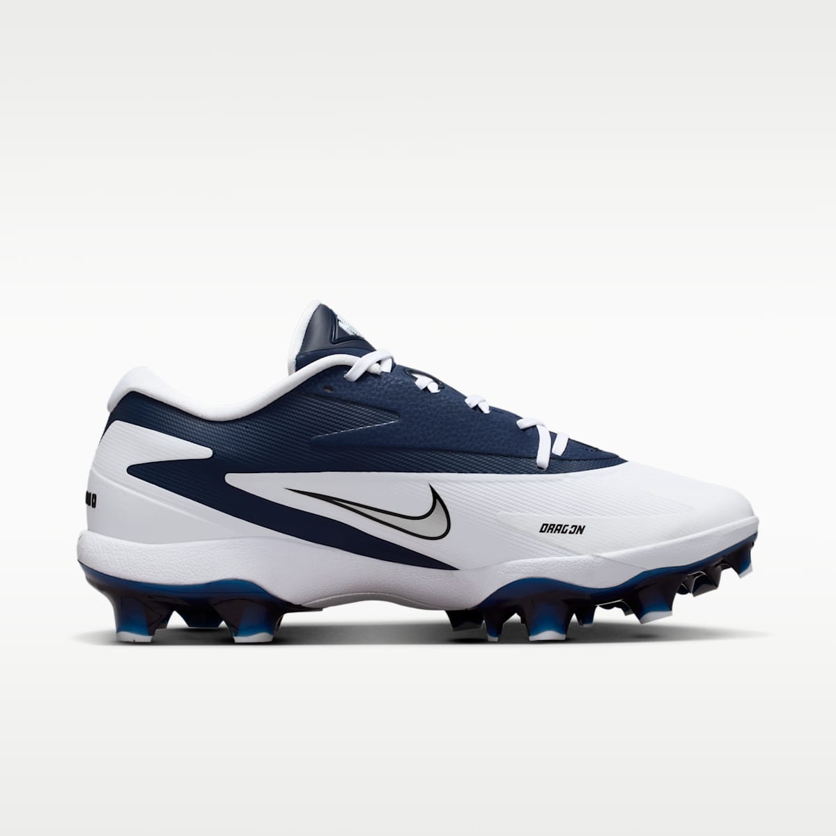 Nike Diamond Standout MCS Baseball Cleats - White/College Navy/Black/Metallic Silver - Image 3