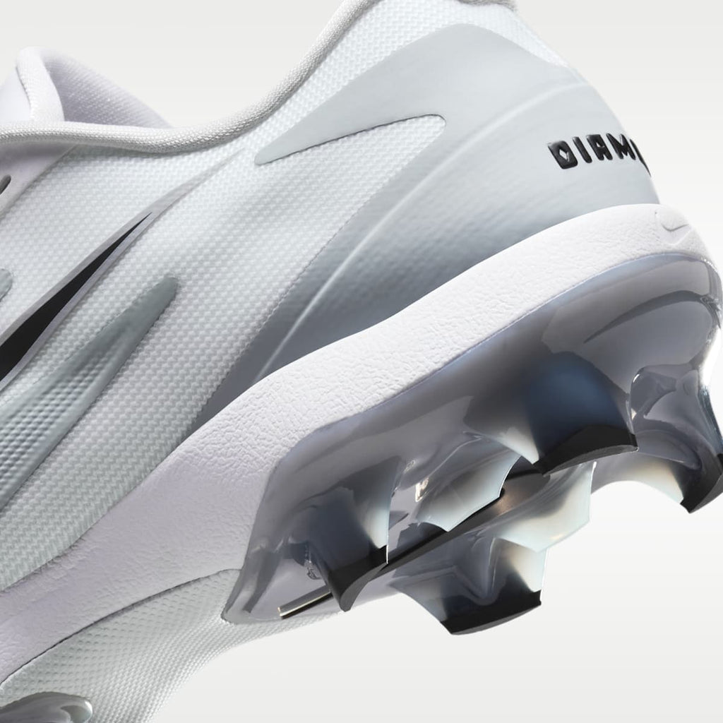 Nike Diamond Standout MCS Baseball Cleats - Wolf Grey/White/Black - Image 9