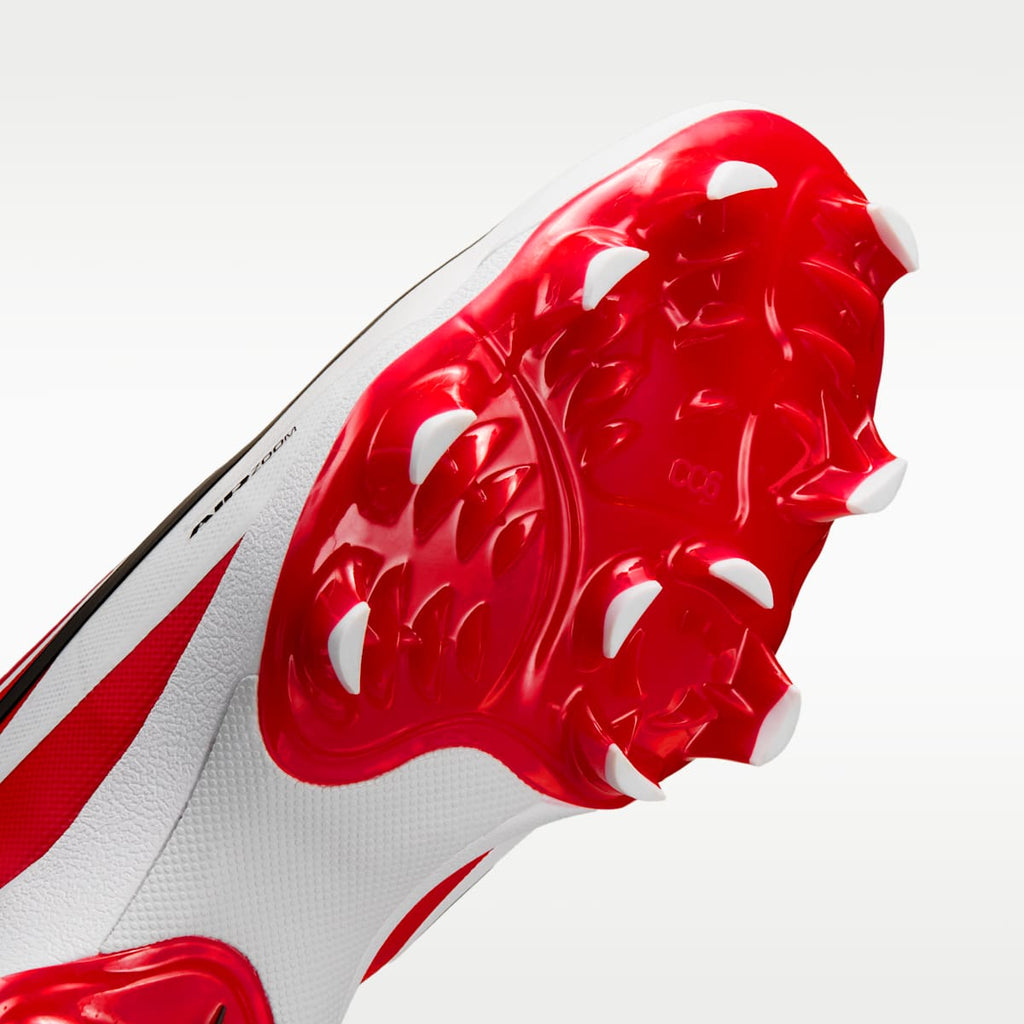Nike Diamond Standout MCS Baseball Cleats - White/University Red/Metallic Silver - Image 7