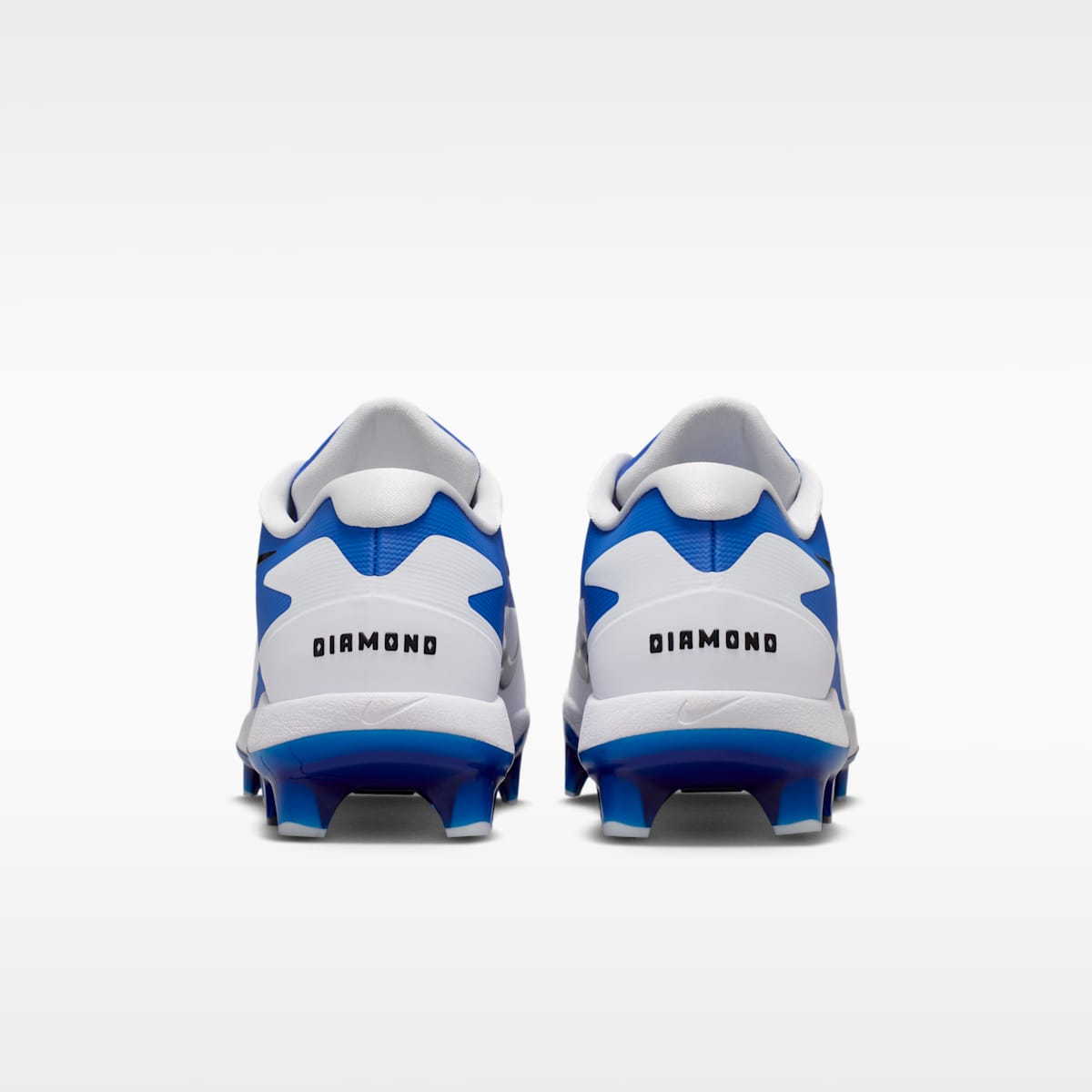 Nike Diamond Standout MCS Baseball Cleats - White/Hyper Royal/Metallic Silver - Image 6