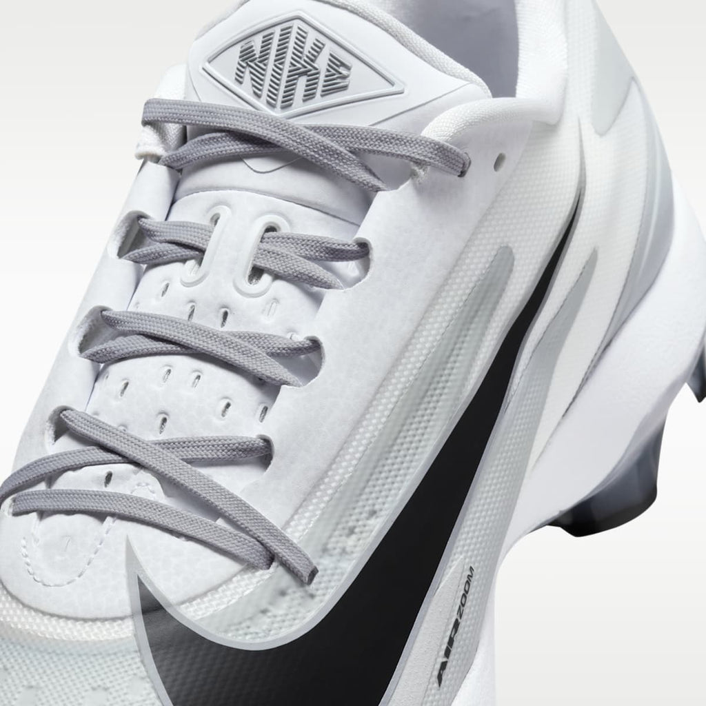 Nike Diamond Standout MCS Baseball Cleats - Wolf Grey/White/Black - Image 8