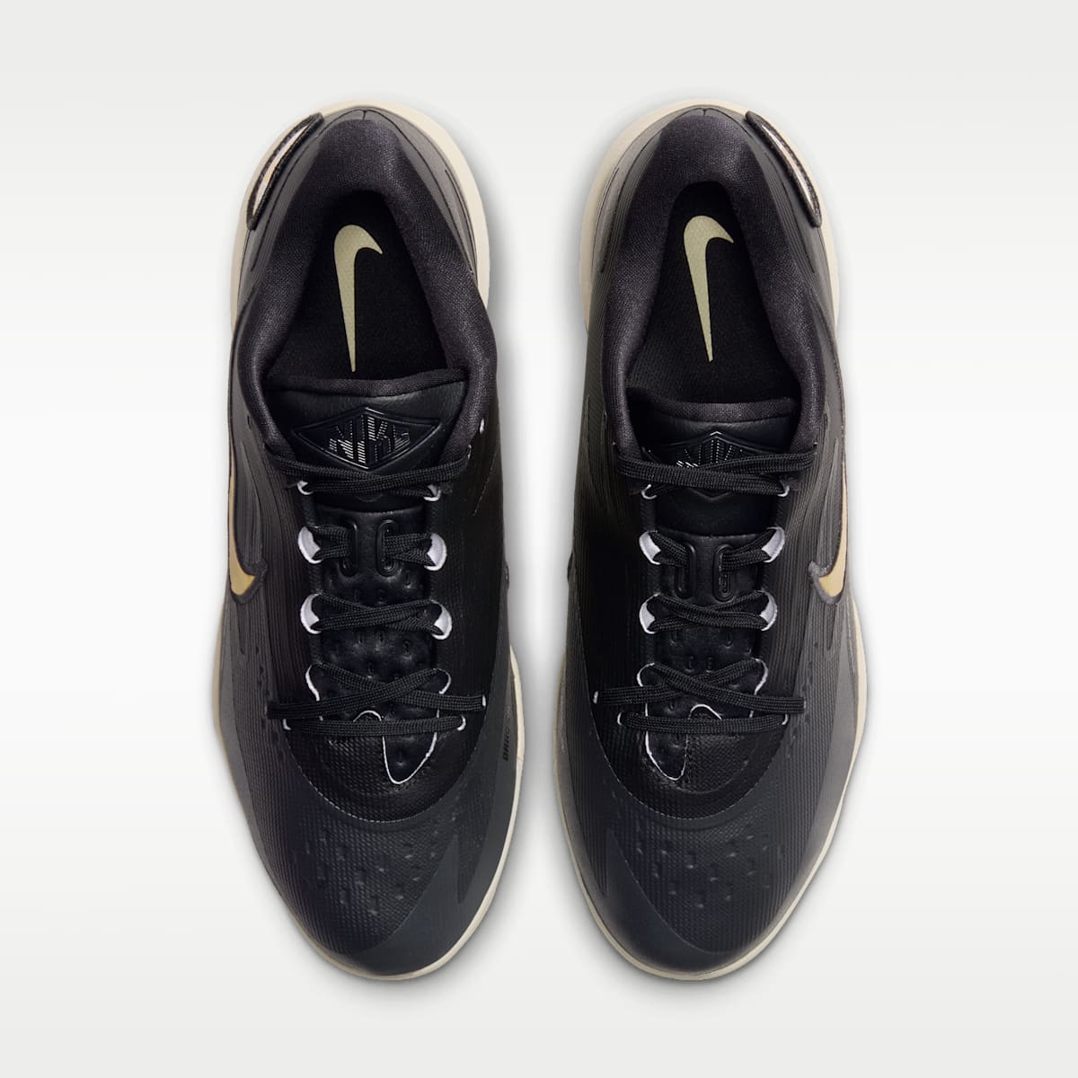 Nike Diamond Standout Baseball Cleats - Black/Light Khaki/Anthracite - Image 4