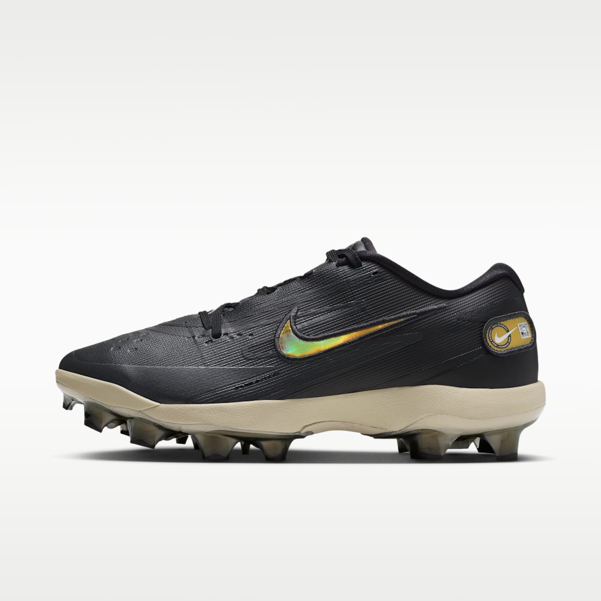 Nike Diamond Standout Baseball Cleats - Black/Light Khaki/Anthracite - Image 1
