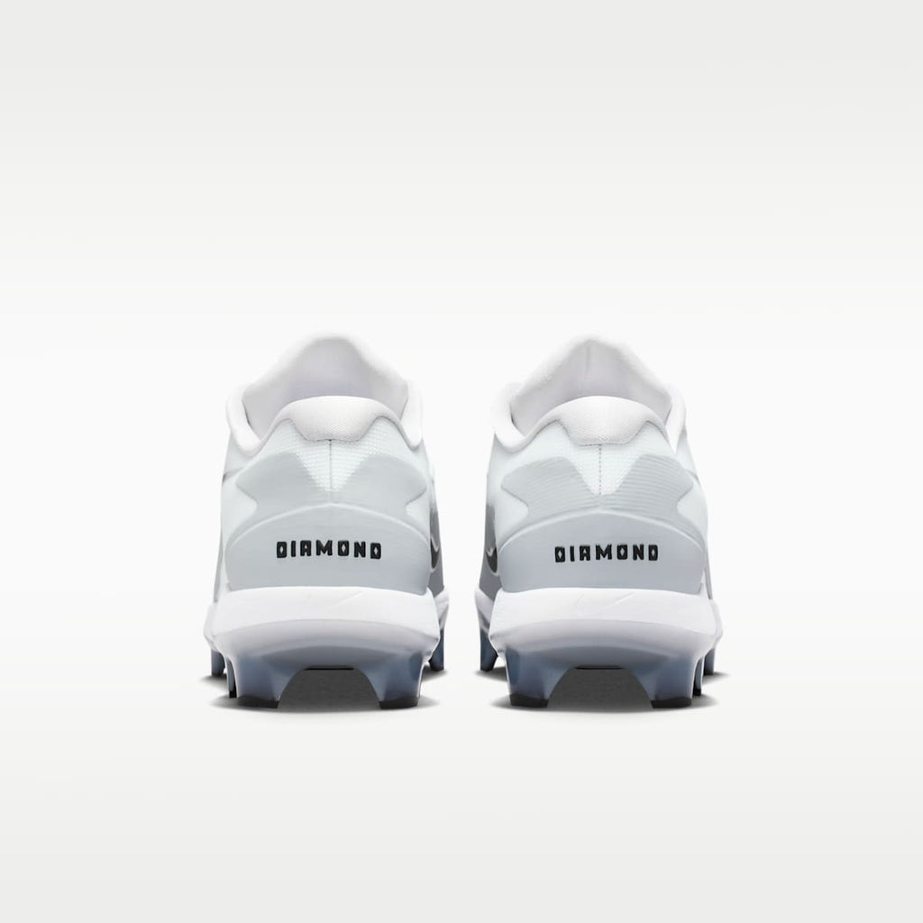 Nike Diamond Standout MCS Baseball Cleats - Wolf Grey/White/Black - Image 6