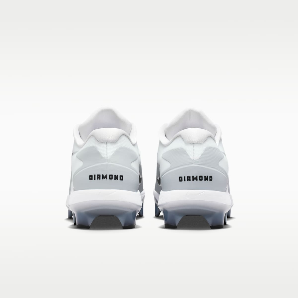Nike Diamond Standout MCS Baseball Cleats - Wolf Grey/White/Black - Image 6