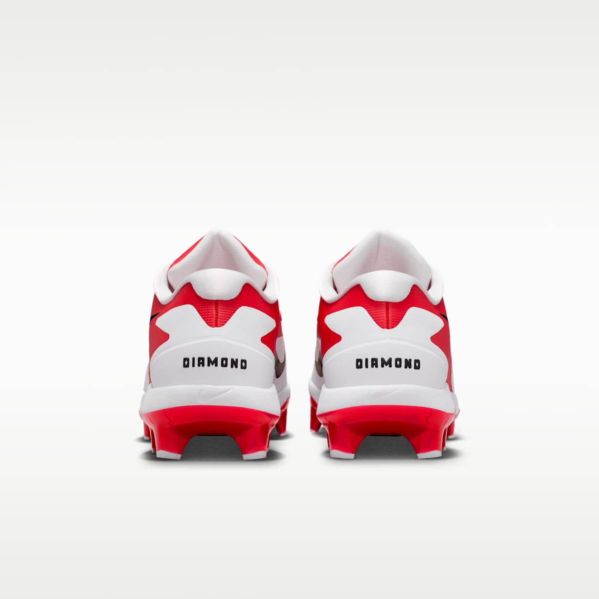 Women's Nike Diamond Standout MCS Baseball Cleats - White/University Red/Metallic Silver