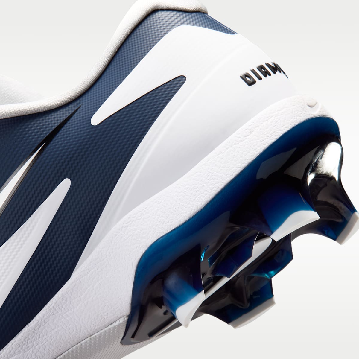 Nike Diamond Standout MCS Baseball Cleats - White/College Navy/Black/Metallic Silver - Image 9